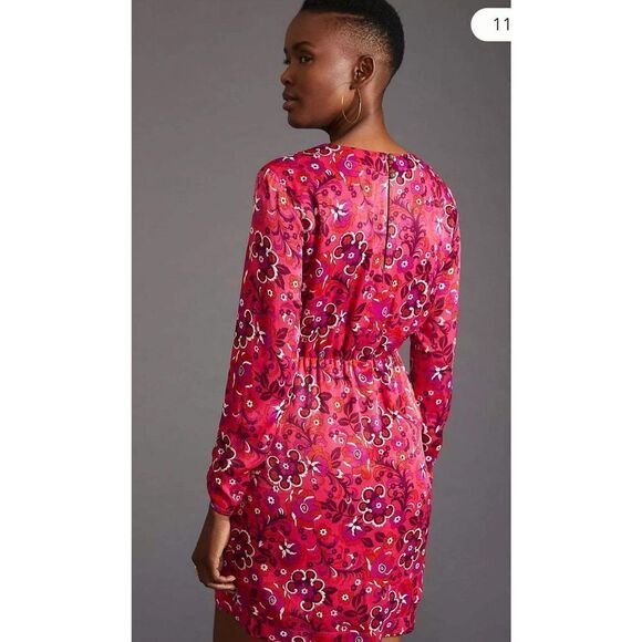 NWT Anthropologie x Maeve Wrap Mini Dress Size XXS - Picture 4 of 8